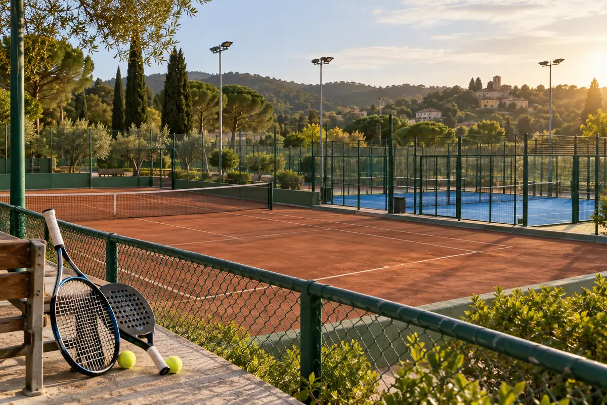 Pistes de tennis i pàdel del Centre d'Esports Torrelles